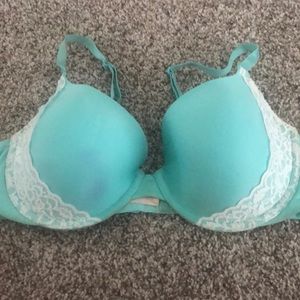 RESERVED Teal Victoria Secret Demi Bra 36D